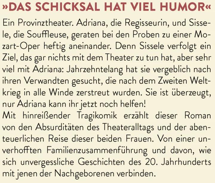 Immagine prodotto Die jüdische Souffleuse (Tedesco, Adriana Altari, 2018)
