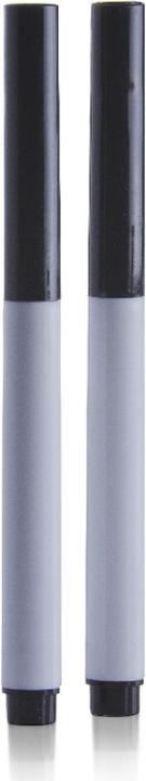 Zeller Present Pen for glass memo board, set of 2 (Black, 1.20 mm, 2 x)