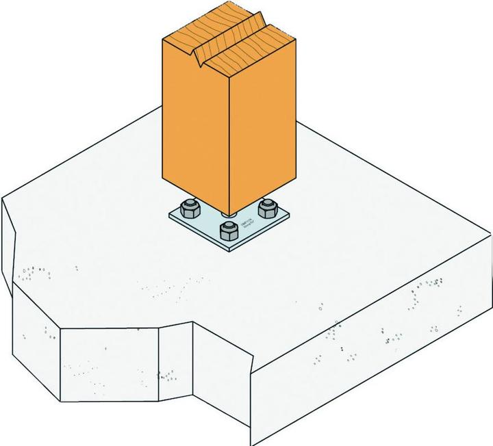 Actual product image Simpson Sst Support foot (Support foot, 1 pcs.)