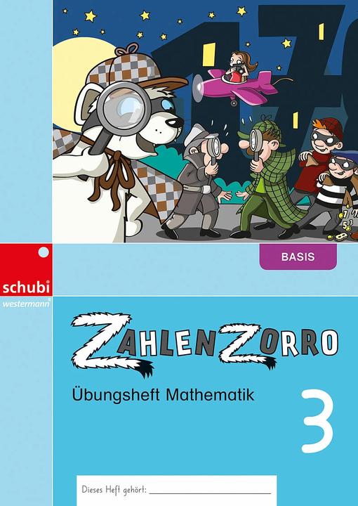 Produktbild Zahlenzorro Übungsheft Mathematik (Deutsch, 2023)
