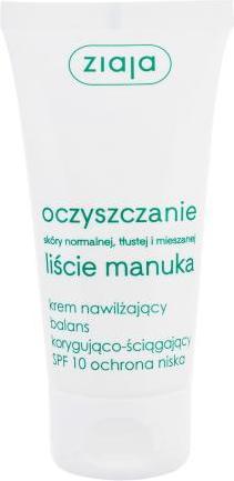 Ziaja Manuka Tree Day Cream Spf10 - Daily Face Cream (50 ml, Tagescreme, Bis SPF 10)