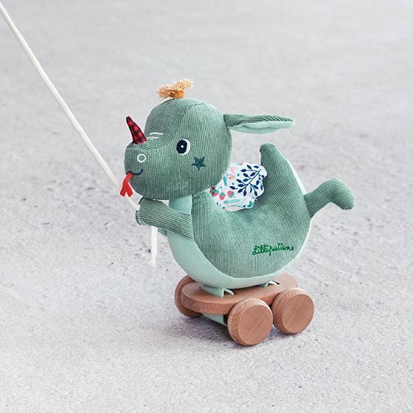Actual product image Lilliputiens Joe stuffed animal to pull