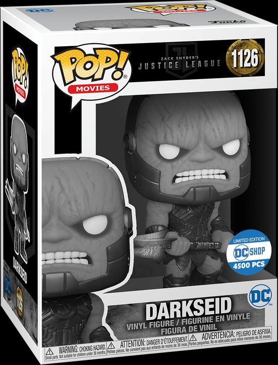 Actual product image Funko POP! DC Comics Zack Snyder's Justice League Darkseid Métallique Exclusive 4500 Pièces