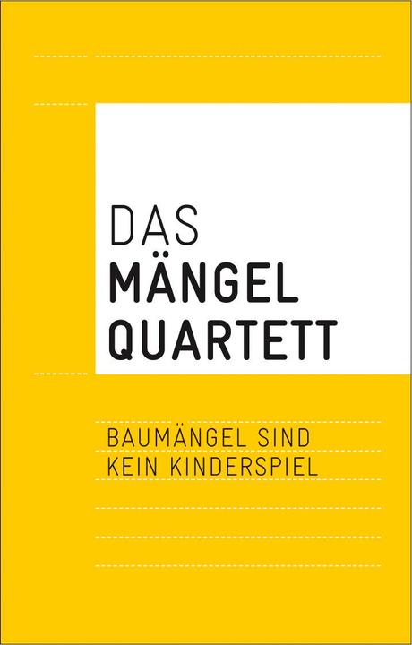 Image du produit Studio Karhard Quatuor de défauts - Les défauts de construction ne sont pas un jeu d'enfant (Allemand)