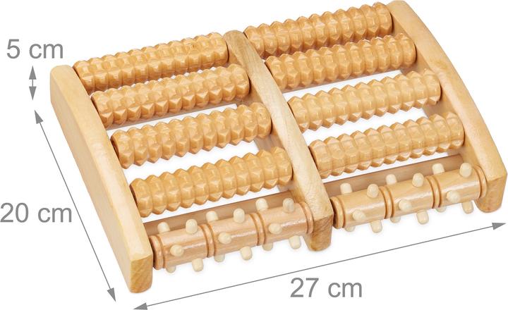 Actual product image Relaxdays Foot Massager Roller, 10 Spiky Bars