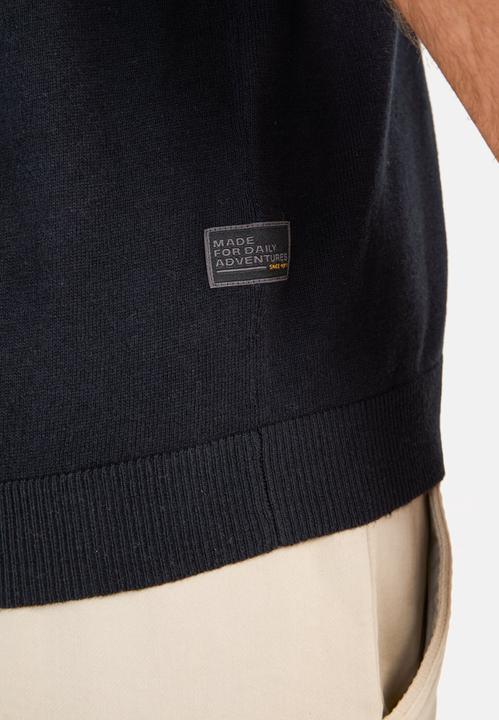 Immagine prodotto Camel Active Strick-Poloshirt aus Baumwoll-Leinen-Mix (M)