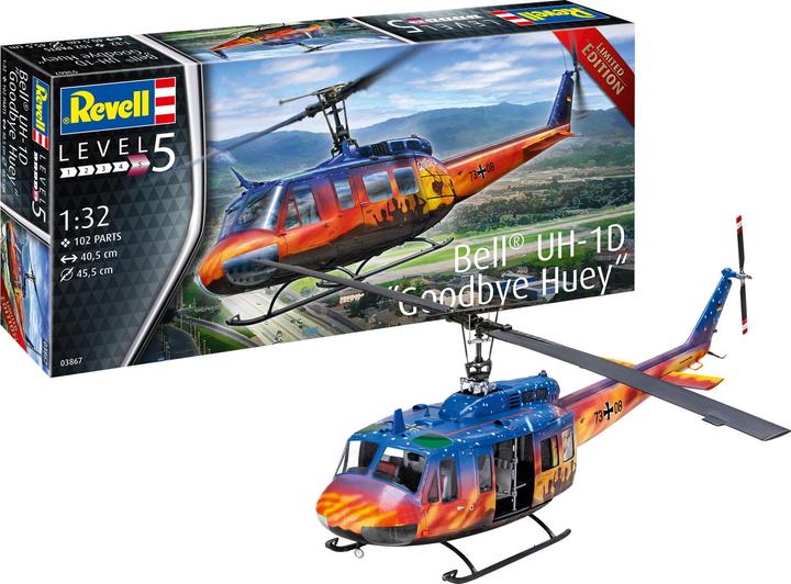 Actual product image Revell Bell UH-1D Goodbye Huey