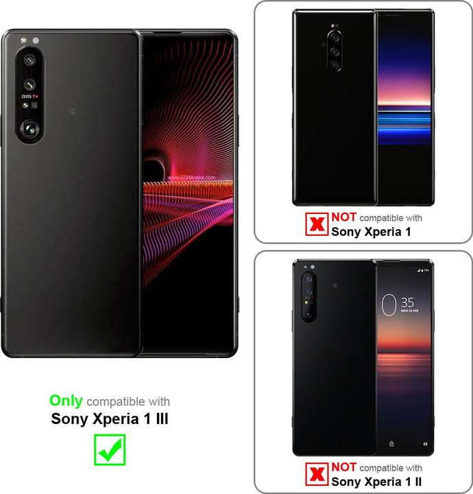 Produktbild Cadorabo Universale Schutzhülle Tasche mit Gürtelclip (Sony Xperia 1 III)