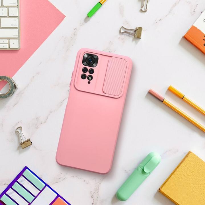 Image du produit OEM Back panel cover SLIDE case for XIAOMI Redmi 9C light pink