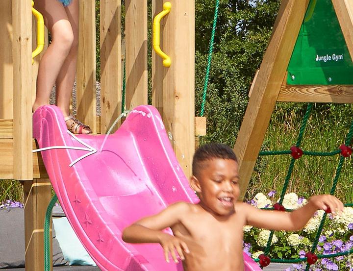Image du produit Jungle Gym Glissement de vague long Rose