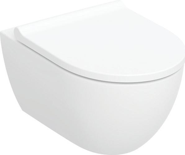 Actual product image Geberit Acanto wall-hung WC set