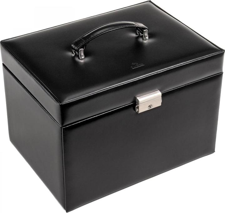 Produktbild Sacher M8.003.010421 - Schmuckkoffer für Ketten Victoria vario schwarz Leder