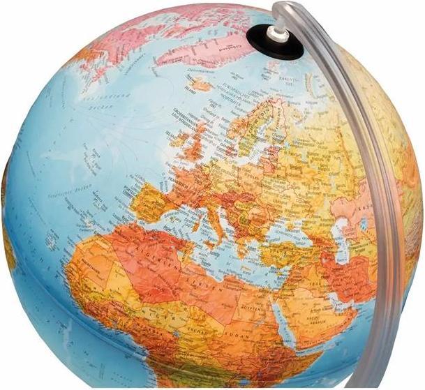 Actual product image Idena Glow globe earth w. 2 map pictures, Ø30cm (30 cm)