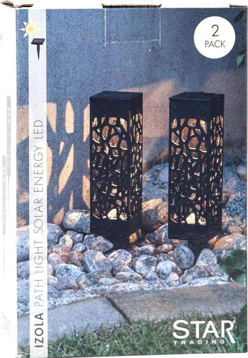 Actual product image Star Trading Decoration lamp SOLAR IZOLA, 2 pieces (IP44)
