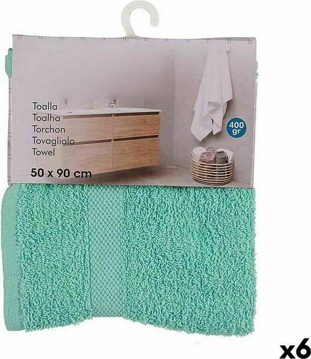 Image du produit Berilo Drap de bain 50 x 90 cm turquoise (6 pièces) (50 x 90 cm)