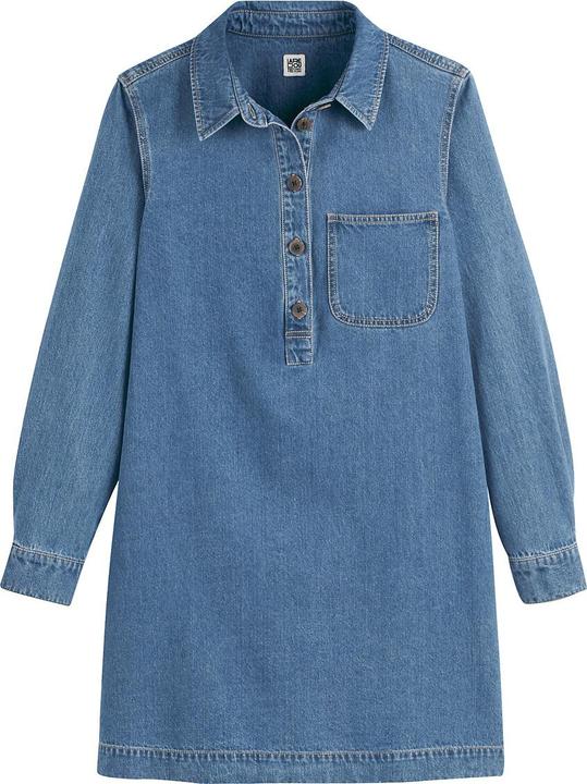 Actual product image La Redoute Collections Short denim dress Signature ALBANE (38)