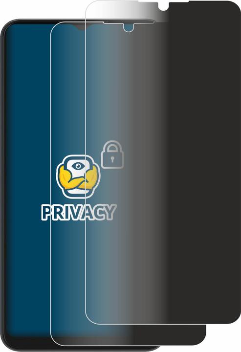 Actual product image BROTECT Anti-spy privacy film Blue light protection film (2 Piece, ZTE Blade A52)