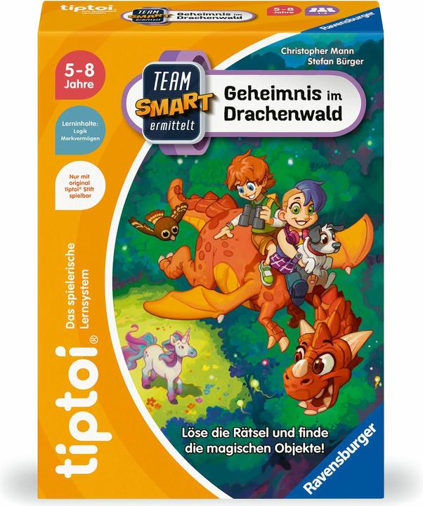 Actual product image Ravensburger Team Smart investigates - Mystery in the dragon forest (German)