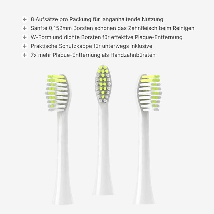 Image du produit Hermex Brosse de rechange Tête de brosse à dents alternative pour Philips One série HY1100 (8 x)