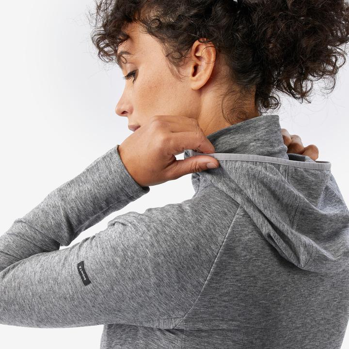 Image du produit Forclaz Veste à capuche mérinos et lyocell femme, Merino Fresh (M)