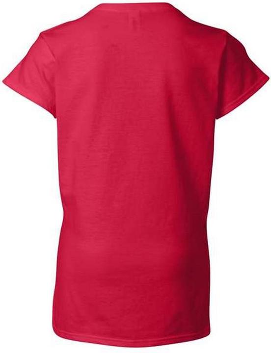 Actual product image Gildan Womens/Ladies Soft Touch V Neck T-Shirt (36 D)