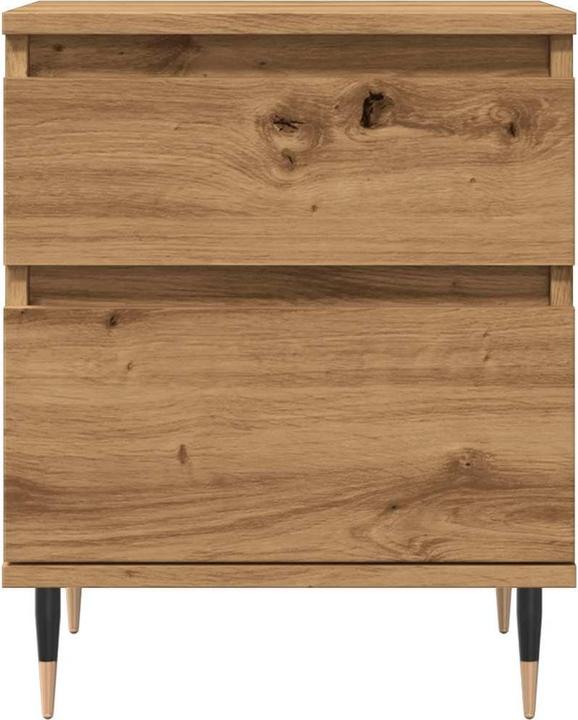 Actual product image VidaXL Bedside table Bedside cabinet Bedside chest of drawers Bedside console 2 pcs. Artisan oak (40 x 35 x 50 cm)