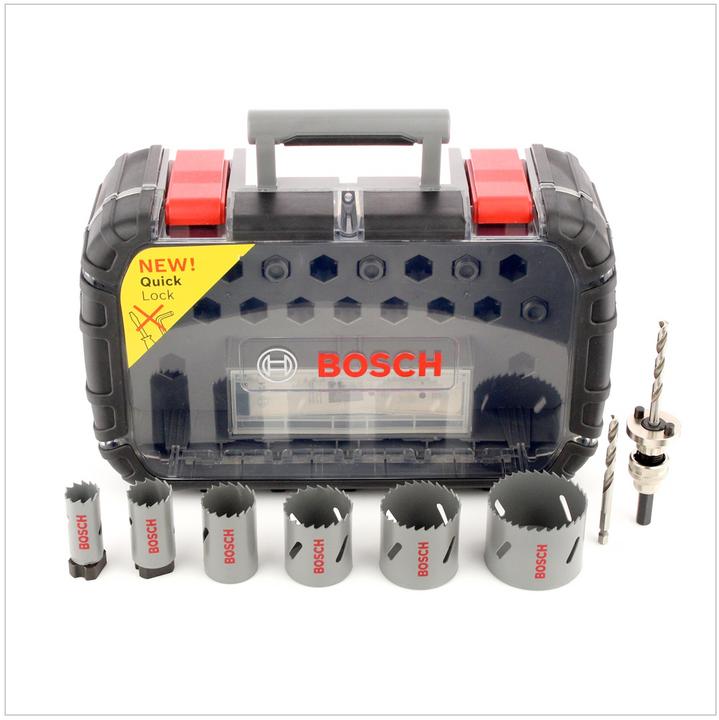 Actual product image Bosch Professional Zubehör HSS bi-metal hole saw set (22, 29, 35, 44, 64, 51 millimetres)