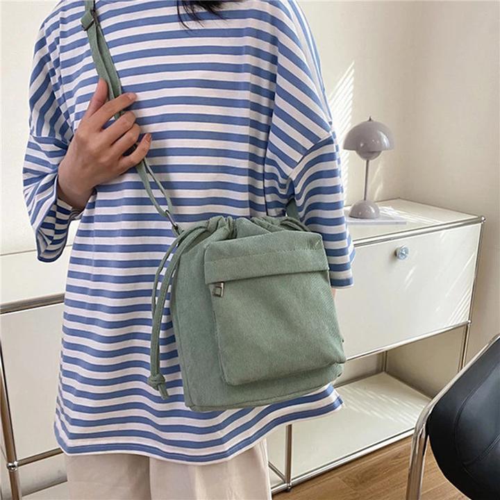 Produktbild Only-Bags.Store Tasche Middle Umhängetasche Drawstring Bucket Bag Casual Light Youth Crossbody Bag