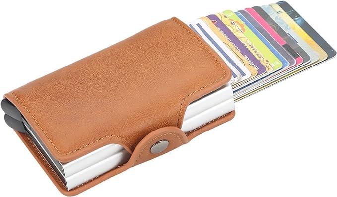 Image du produit Activity Board Porte-cartes automatique RFID, porte-monnaie double en métal avec blocage RFID, porte-cartes pour