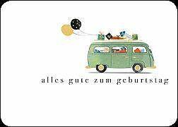 Image du produit Edition Gollong Postkarte / zum geburtstag (Bus) / quer