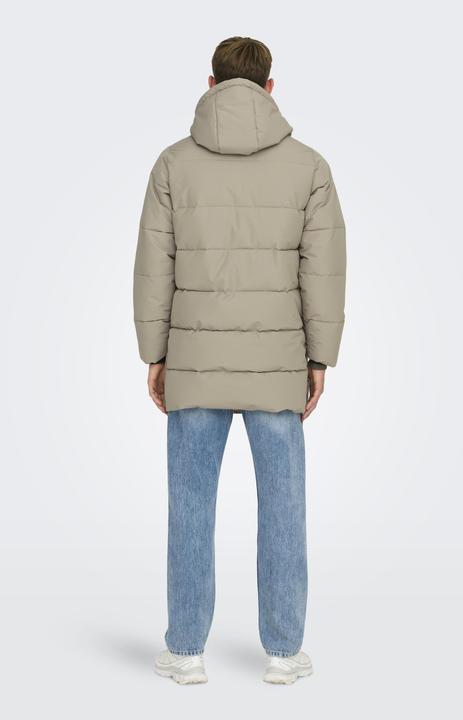 Image du produit Only & Sons Capuche amovible Poignets côtelés Manteau Doudoune (S)