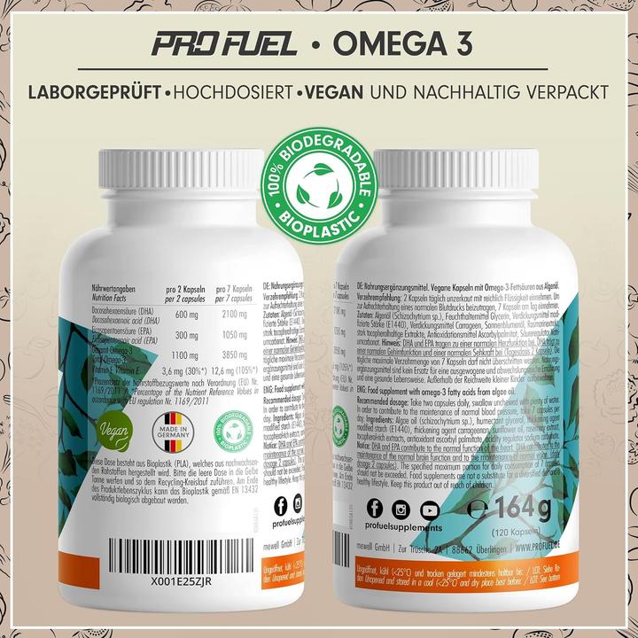 Produktbild ProFuel Zellstoff V-Omega (60 Stück, Kapseln)