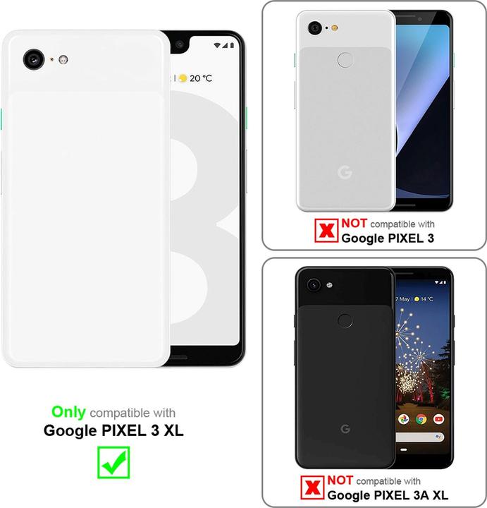 Produktbild Cadorabo Book mit Standfunktion Cover (Google Pixel 3 XL)