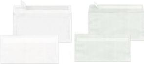 Actual product image Mailmedia Envelope DIN long, white-transparent 112 g-qm, dimensions: 110 x 220 mm, without window (110 x 220 mm, 500 x)