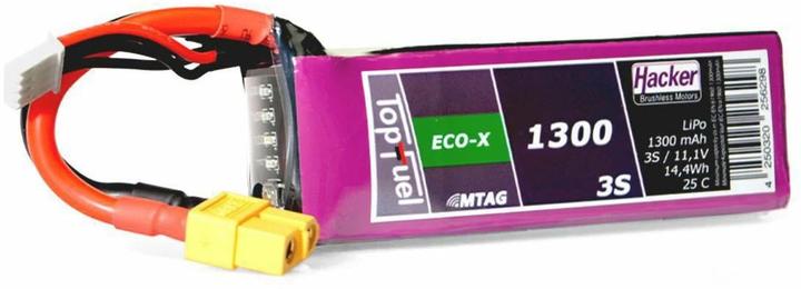 Produktbild Hacker LiPo Pack TF ECO-X 1300mAh 3S MTAG (11.10 V, 1300 mAh)