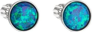 Image du produit Evolution Group Silver Earrings With Green Synthetic Opal 11001.3 Green