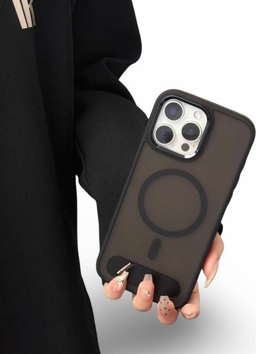 Produktbild RPD iPhone 15 - MagSafe Kickstand Etui, Schwarz, Matt (Apple iPhone 15)