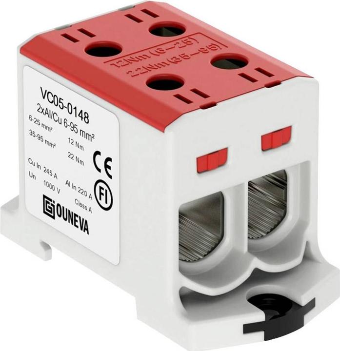 Ouneva Group VC05-0148 Distribution block red 1 pc.