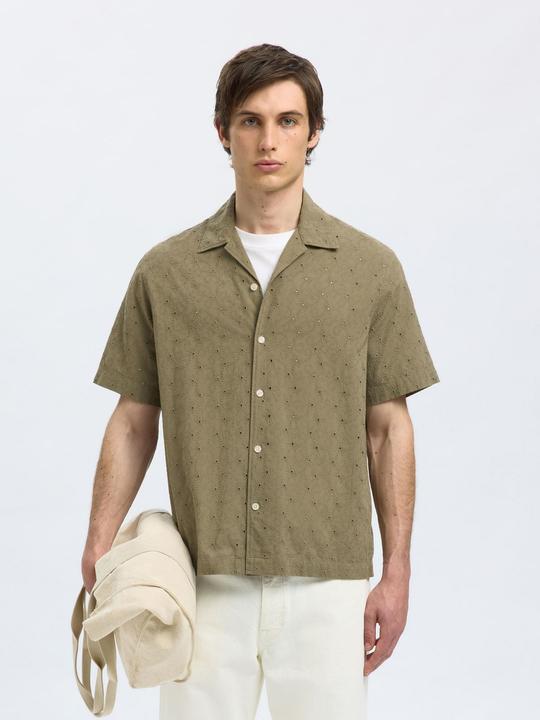 Immagine prodotto Selected Homme Camicia a maniche corte in broderie anglaise (L)