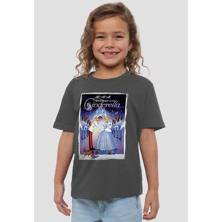 Actual product image Cinderella Childrens/Kids Poster T-Shirt (128)