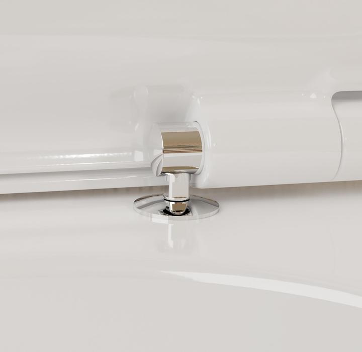Actual product image hansgrohe EluPura S wall-hung WC set 540 AquaHelix Flush, incl. WC seat, HygieneEffect, white, 540x3