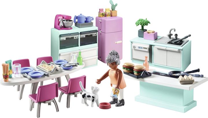 Immagine prodotto Playmobil 71608 Playm. Cucina con zona pranzo 71608 (71608, Playmobil La mia vita)