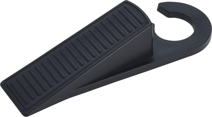 Produktbild Casativo Türkeile aus Kunststoff, schwarz, Türstopper mit Haken, 2er Set (2 Stück)