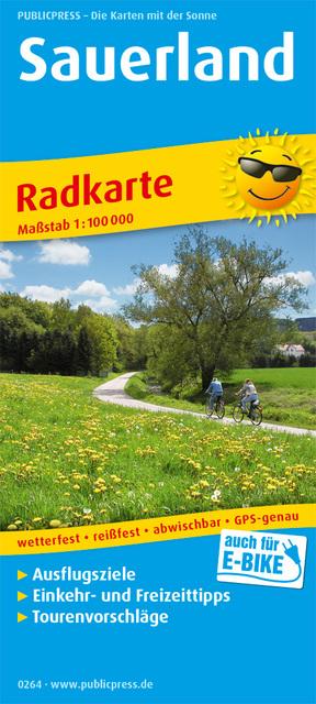 Immagine prodotto Mappa ciclistica PUBLICPRESS Sauerland