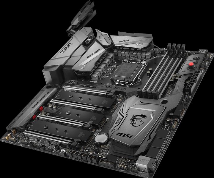 Image du produit MSI Z370 Godlike Gaming (LGA 1151, Intel Z370, E-ATX)
