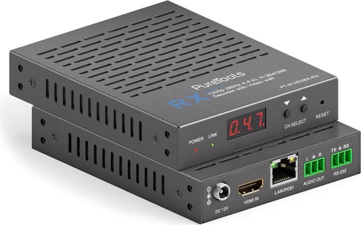 Actual product image Purelink Puretools HDMI IP Receiver, H.264/265 IP (RJ45 (1x))