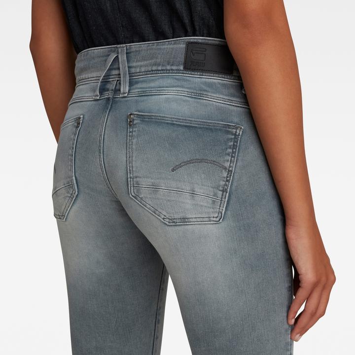 Actual product image G-Star Lynn Mid Skinny Jeans faded industrial grey (W30/L34)