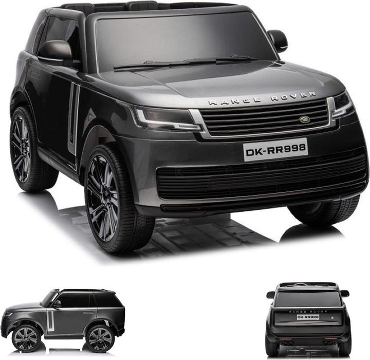 Es-toys Children's vehicle - Electric car "Land Rover Range Rover" 2 seater - 12V14AH, 4 motors leather seat (12 V)
