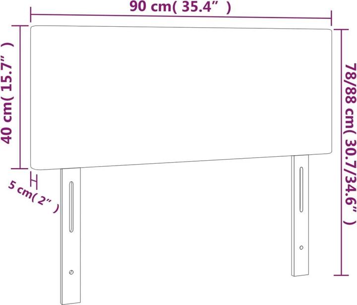 Actual product image VidaXL Conni (100 x 5 x 78/88 cm)