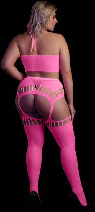 Produktbild Ouch! Two Piece with Crop Top and Stockings (XL, XXL, 3XL)